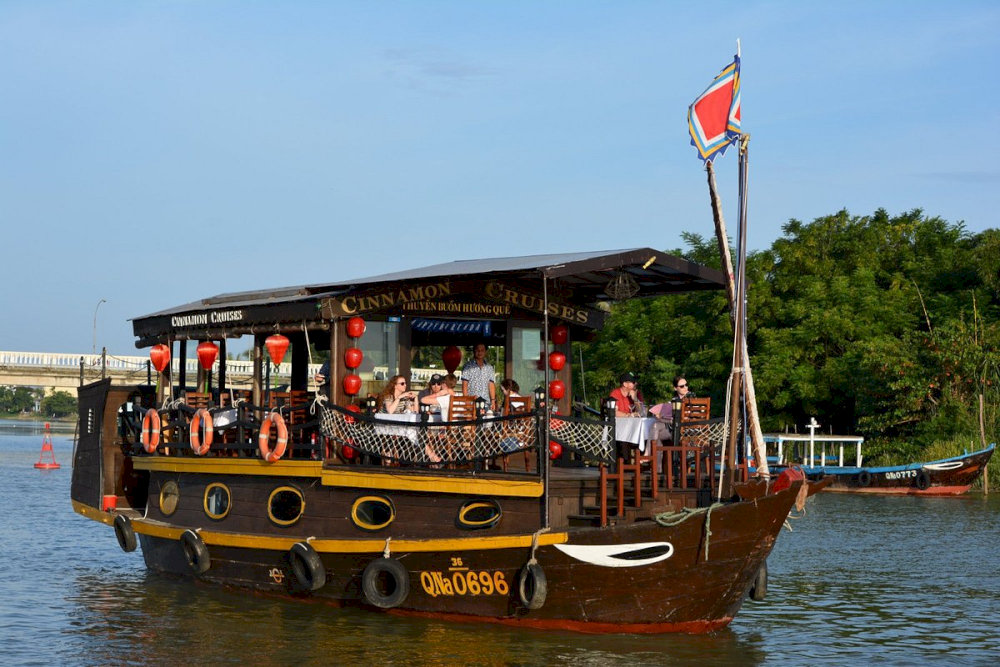 Take a cruise along the Thu Bon River in Hoi An
